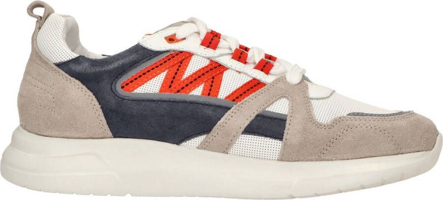 DSTRCT Sneaker Mannen Grijs wit multi - Foto 4