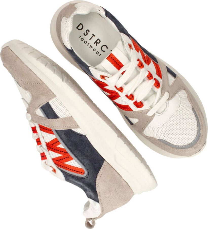 DSTRCT Sneaker Mannen Grijs wit multi - Foto 6