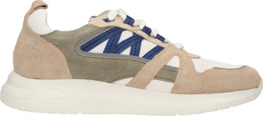 DSTRCT Sneaker Mannen Wit beige multi