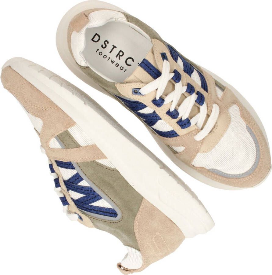 DSTRCT Sneaker Mannen Wit beige multi