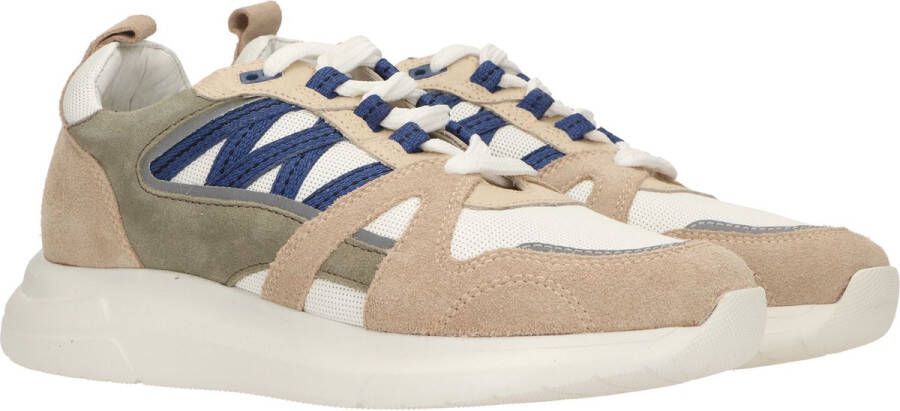 DSTRCT Sneaker Mannen Wit beige multi