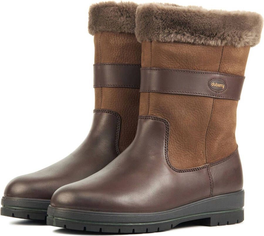 Dubarry Enkellaarsjes Dames Outdoor Snowboots Damesschoenen Nubuck Foxrock Bruin