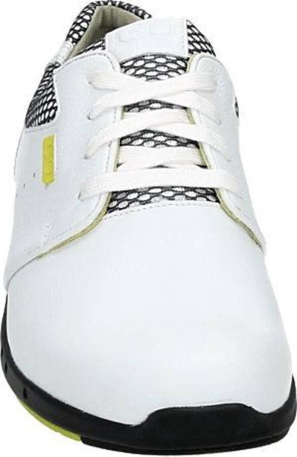 Durea 6176 H Dames veterschoenen Wit beige