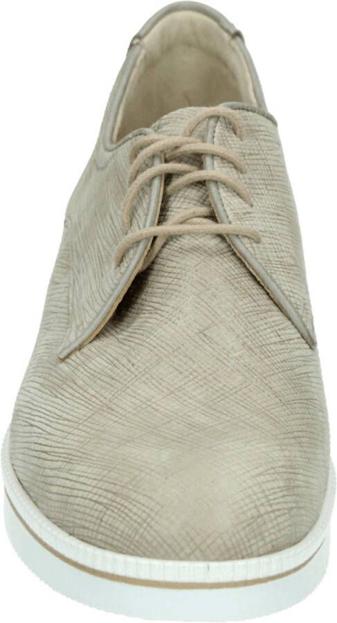 Durea 6191 G Volwassenen Dames veterschoenen Taupe