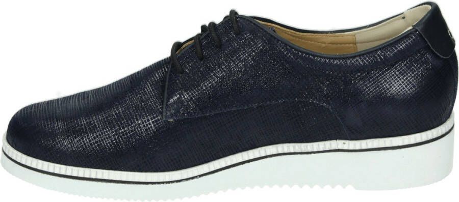 Durea 6191 H Volwassenen Dames veterschoenen Blauw