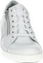 Durea 6195 G Volwassenen Dames sneakersDames veterschoenen Kleur: Wit beige - Thumbnail 4