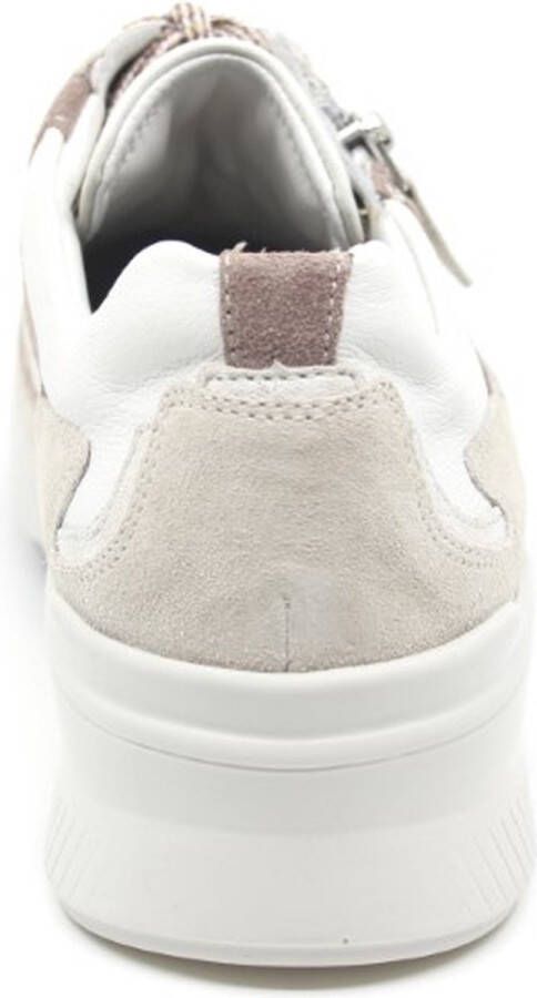 Durea 6252 H GO Volwassenen Lage sneakers Wit beige