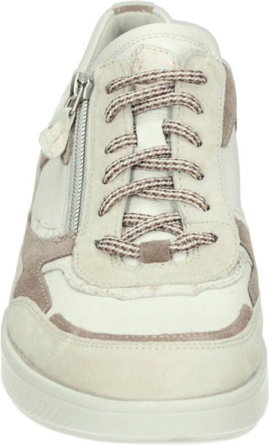 Durea 6252 H GO Volwassenen Lage sneakers Wit beige