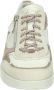 Durea 6252~H~GO~~~~~~~~~~~~~~~~~~~~~ Lage sneakersDames sneakers Wit beige - Thumbnail 6