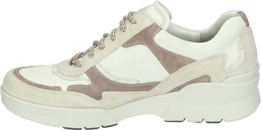 Durea 6252 H GO Volwassenen Lage sneakers Wit beige