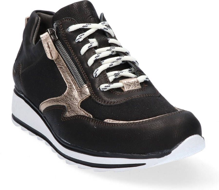 Durea 6261 Sneaker Flex Zwart Champagne K