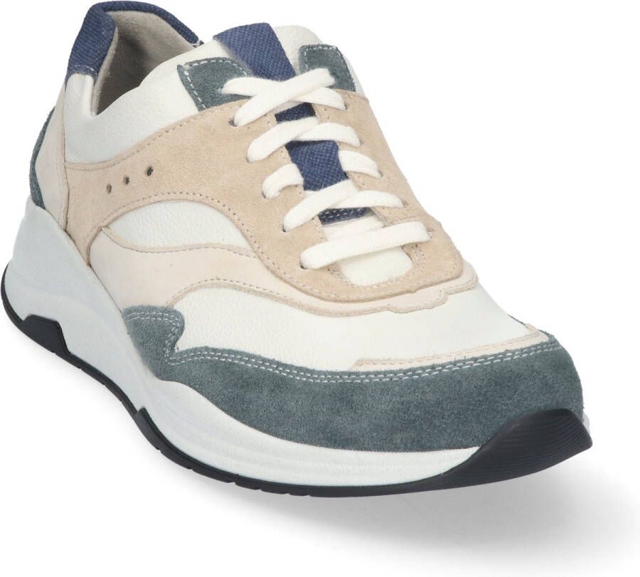 Durea 6267 K Volwassenen Lage sneakers Wit beige