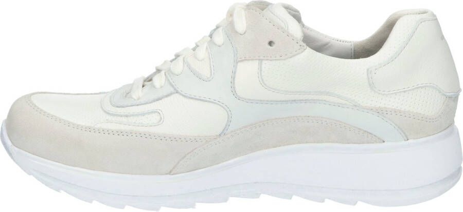 Durea 6272 H Volwassenen Lage sneakersDames sneakers Wit beige