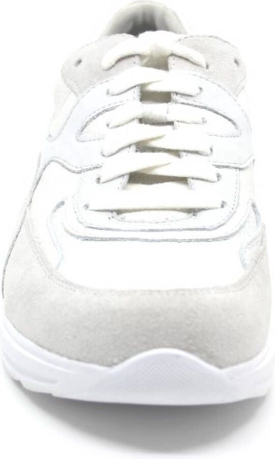 Durea 6272 H Volwassenen Lage sneakersDames sneakers Wit beige