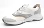 Durea 6273~H~~~~~~~~~~~~~~~~~~~~~~~~ Lage sneakersDames sneakers Wit beige - Thumbnail 3