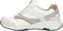 Durea 6273~H~~~~~~~~~~~~~~~~~~~~~~~~ Lage sneakersDames sneakers Wit beige - Thumbnail 11