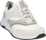 Durea 6273~H~~~~~~~~~~~~~~~~~~~~~~~~ Lage sneakersDames sneakers Wit beige - Thumbnail 3