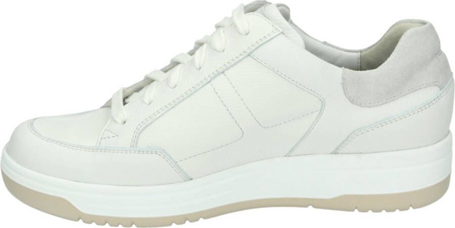 Durea 6281~K~~~~~~~~~~~~~~~~~~~~~~~~ Lage sneakersDames sneakers Wit beige - Foto 5