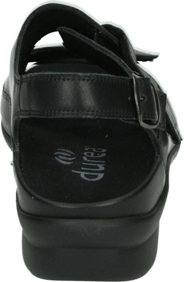 Durea 7178 H Volwassenen Platte sandalenDames Sandalen Kleur: Zwart - Foto 4