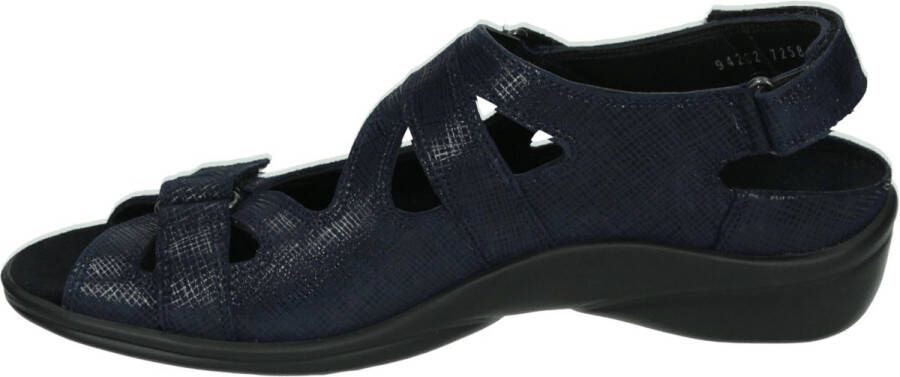 Durea 7258 E Volwassenen Platte sandalen Blauw
