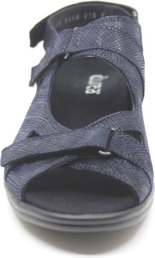 Durea 7258 E Volwassenen Platte sandalen Blauw