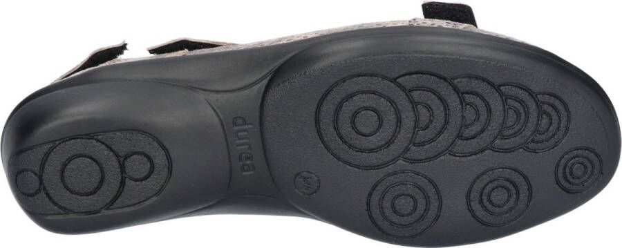 Durea 7258 G Volwassenen Platte sandalen Bruin