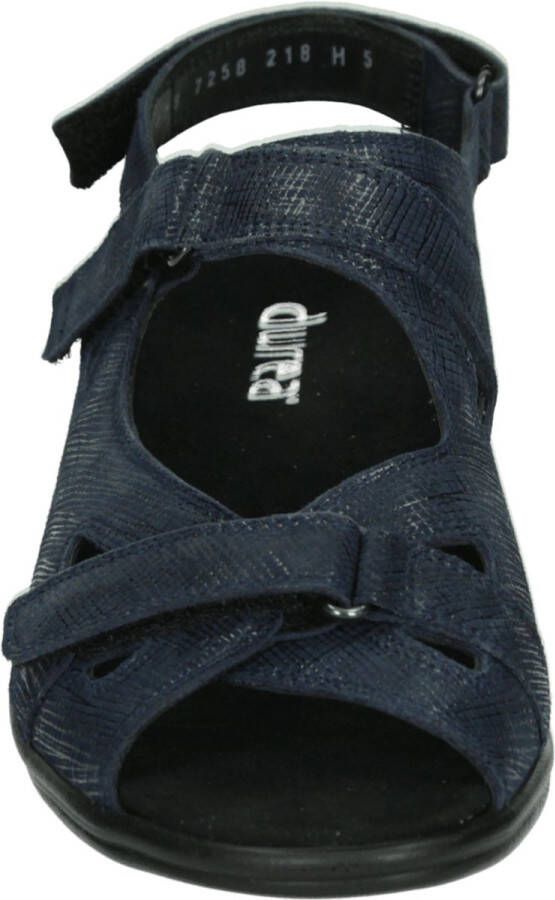 Durea 7258 H Volwassenen Platte sandalen Blauw