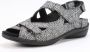 Durea 7258 H Volwassenen Platte sandalen Kleur Zwart - Thumbnail 5