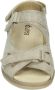 Durea 7258~K~~~~~~~~~~~~~~~~~~~~~~~~ Platte sandalenDames Sandalen Wit beige - Thumbnail 8