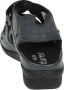 Durea 7272~G~~~~~~~~~~~~~~~~~~~~~~~~ Platte sandalenDames Sandalen Zwart - Thumbnail 2
