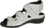 Durea 7272~H~~~~~~~~~~~~~~~~~~~~~~~~ Platte sandalenDames Sandalen Grijs - Thumbnail 2