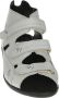 Durea 7272~H~~~~~~~~~~~~~~~~~~~~~~~~ Platte sandalenDames Sandalen Grijs - Thumbnail 3