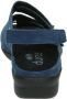 Durea 7350~H~~~~~~~~~~~~~~~~~~~~~~~~ Platte sandalenDames Sandalen Blauw - Thumbnail 4