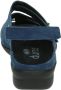Durea 7350~H~~~~~~~~~~~~~~~~~~~~~~~~ Platte sandalenDames Sandalen Blauw - Thumbnail 6