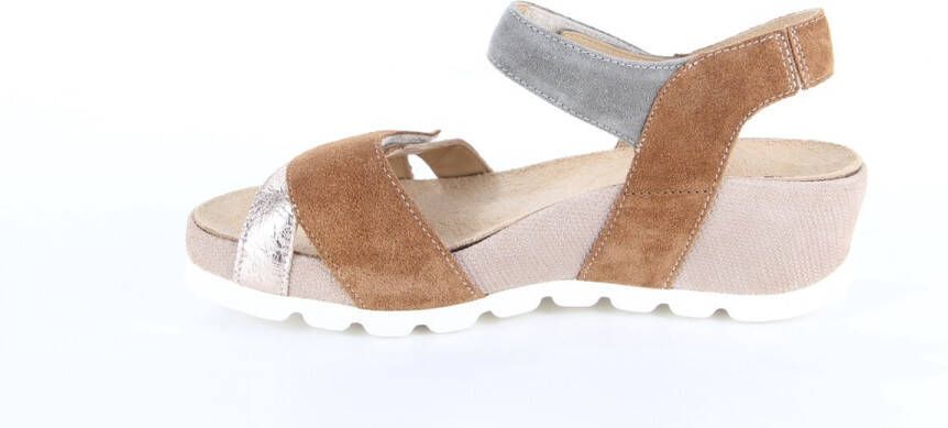 Durea 7403 H Volwassenen Sandalen met hak Bruin