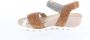Durea 7403 025 9594 cognacbruin combi plateau sandaal wijdte H - Thumbnail 15