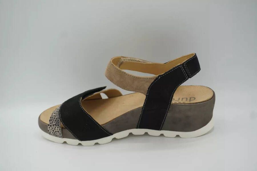 Durea 7403.028.0280-K dames sandalen sportief zwart