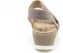 Durea 7404 025 0288 Rose kleurige dames sandalen met klittenband sluiting - Thumbnail 2