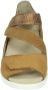 Durea 7406 G Volwassenen Sandalen met hakDames Sandalen Cognac - Thumbnail 2