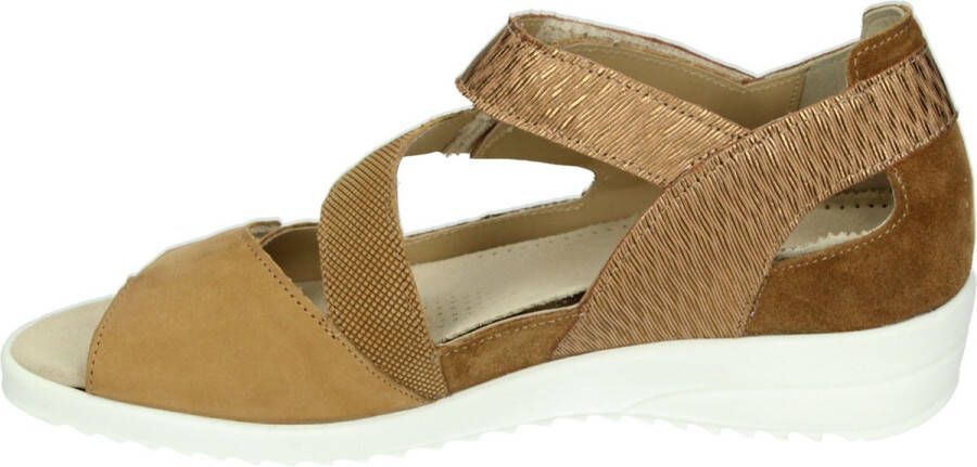 Durea 7406~G~~~~~~~~~~~~~~~~~~~~~~~~ Sandalen met hakDames Sandalen Cognac - Foto 4
