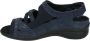 Durea 7409~K~~~~~~~~~~~~~~~~~~~~~~~~ Platte sandalenDames Sandalen Blauw - Thumbnail 6