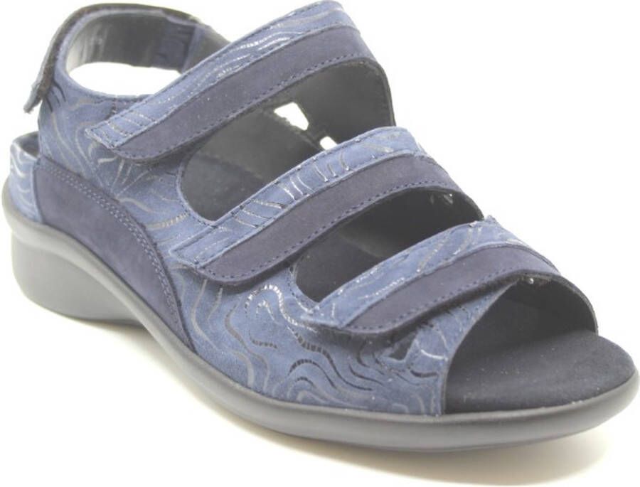 Durea 7409 K Volwassenen Platte sandalen Blauw