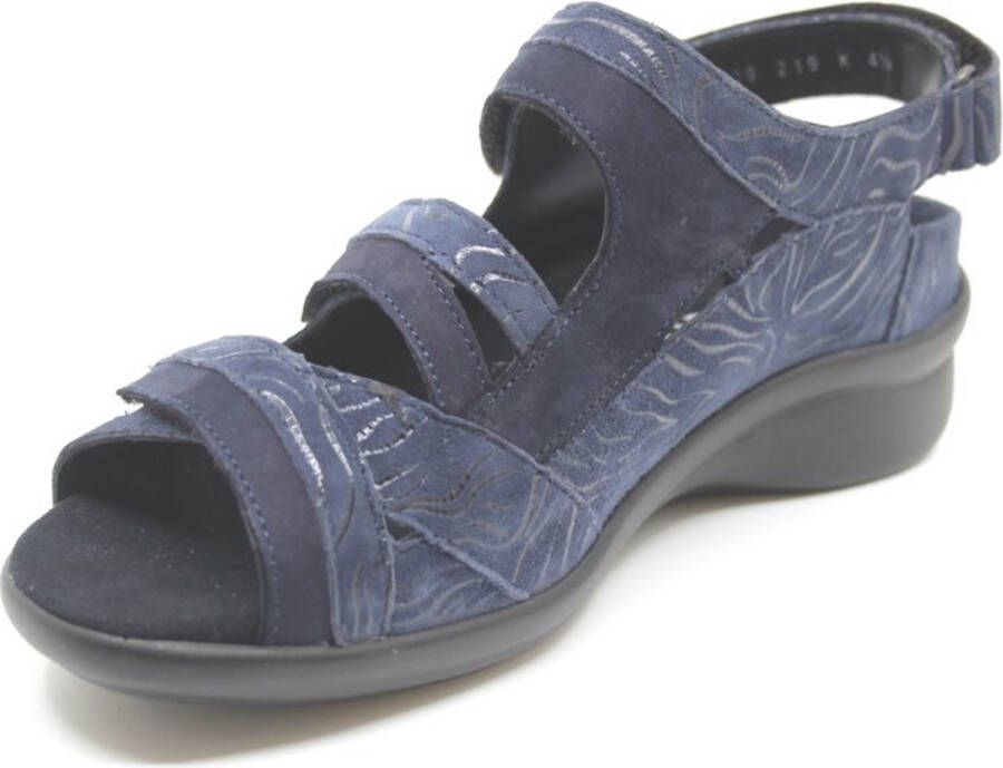 Durea 7409 K Volwassenen Platte sandalen Blauw
