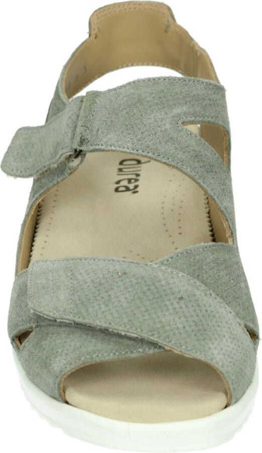 Durea 7410 H Volwassenen Platte sandalen Groen