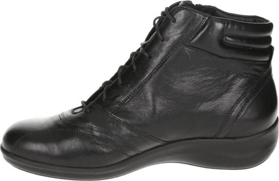 Durea 9605 K Volwassenen VeterlaarzenHoge sneakersDames veterschoenenHalf-hoge schoenen Zwart