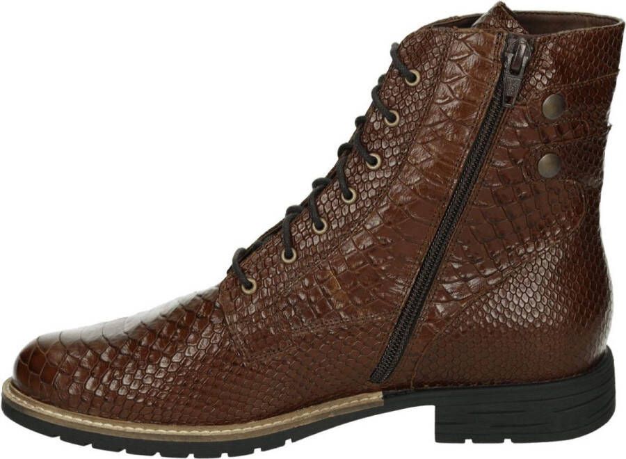 Durea 9709 K Volwassenen VeterlaarzenHalf-hoge schoenen Cognac