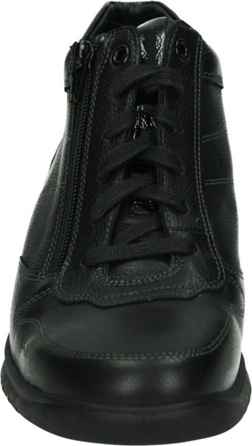 Durea 9721~K~~~~~~~~~~~~~~~~~~~~~~~~ Hoge sneakersVeterlaarzenDames veterschoenenDames sneakersHalf-hoge schoenen Zwart - Foto 2