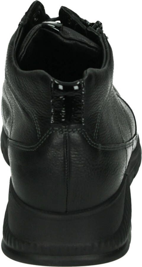Durea 9721~K~~~~~~~~~~~~~~~~~~~~~~~~ Hoge sneakersVeterlaarzenDames veterschoenenDames sneakersHalf-hoge schoenen Zwart - Foto 4