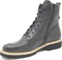 Durea 9722~E~~~~~~~~~~~~~~~~~~~~~~~~ Hoge sneakersVeterlaarzenDames veterschoenenDames sneakersHalf-hoge schoenen Zwart - Thumbnail 3