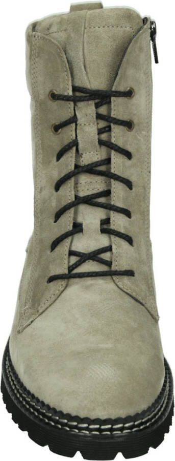 Durea 9722~G~~~~~~~~~~~~~~~~~~~~~~~~ Hoge sneakersVeterlaarzenDames veterschoenenDames sneakersHalf-hoge schoenen Taupe - Foto 2